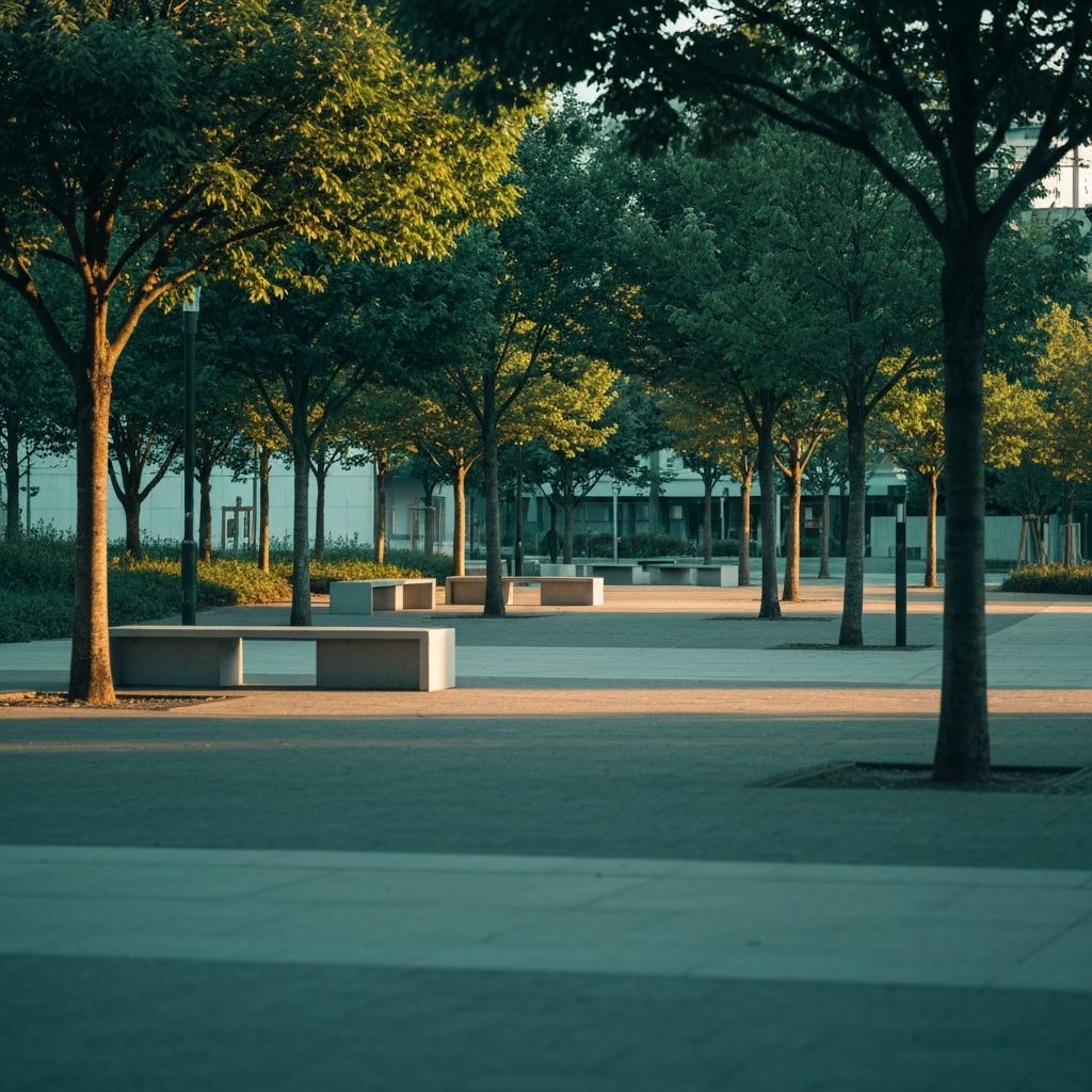 Urban park environment